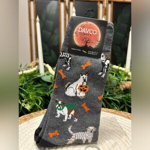 Halloween Socks Dogs in Costumes Davco Men Shoe Size 6-12